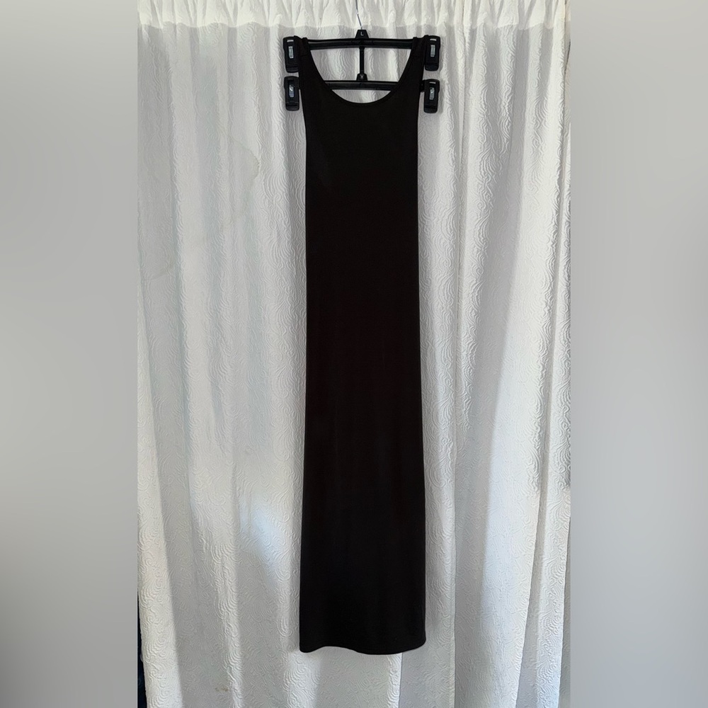 Cider Classic Black Maxi Dress